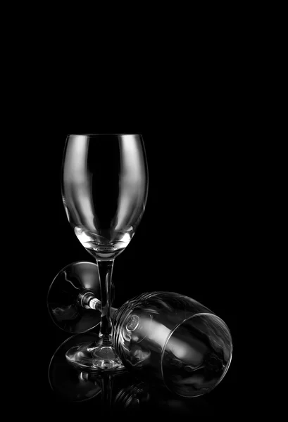 สองแก้วไวน์ — ภาพถ่ายสต็อก