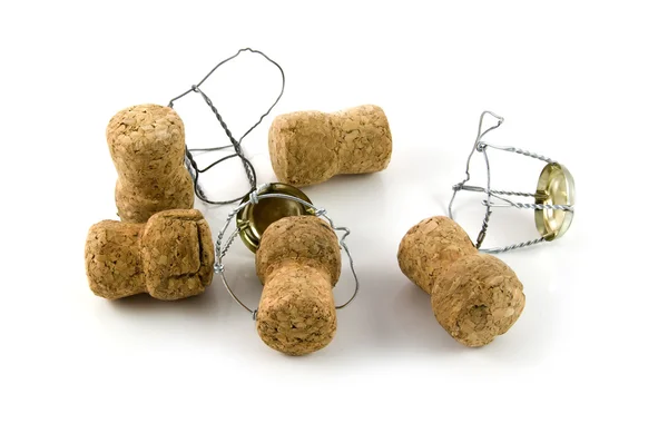Five corks — Stock Photo, Image