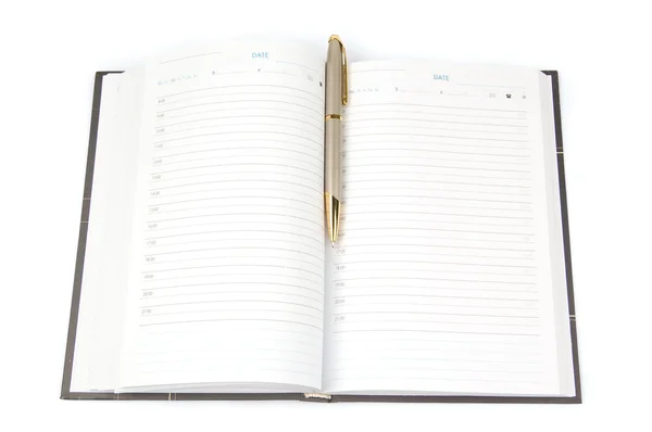 Empty appointment book — Stock Photo, Image