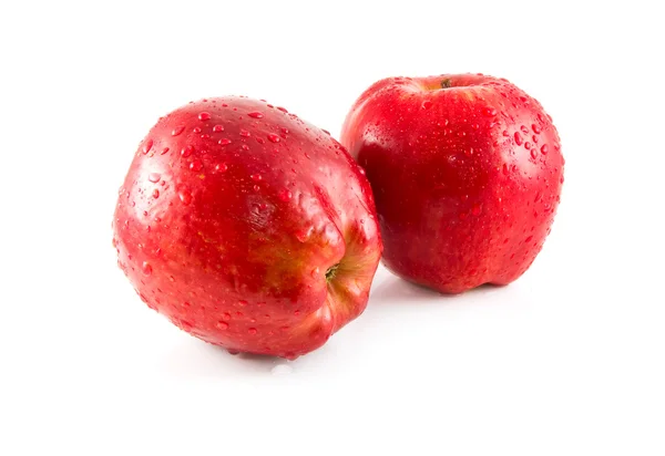 Two red apples — Stock Photo, Image
