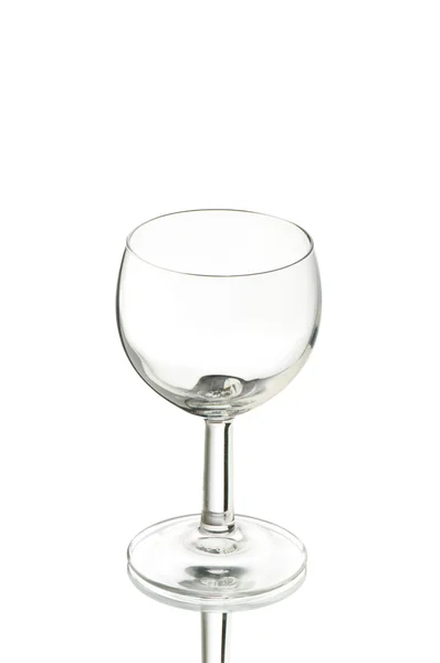 Weinglas isoliert auf dem weißen — Stockfoto