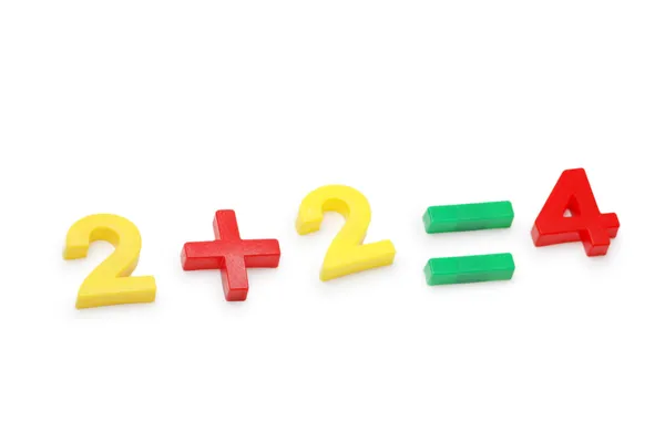 Contoh matematika sederhana — Stok Foto