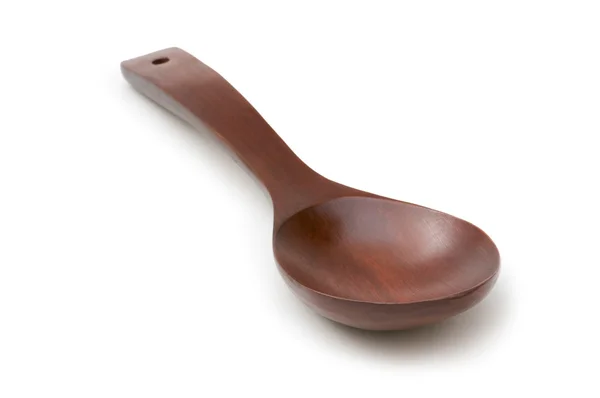 Wooden spoon isolated on the white — Stock Photo, Image