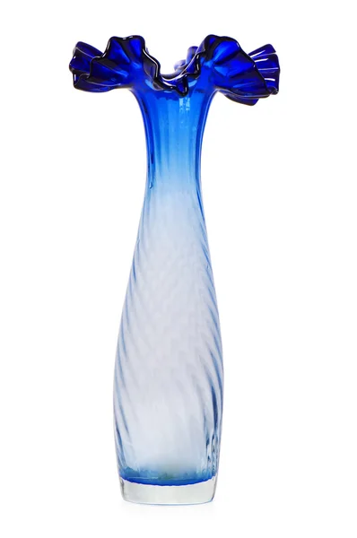 Glass vase isolated on the white — Stock Photo, Image