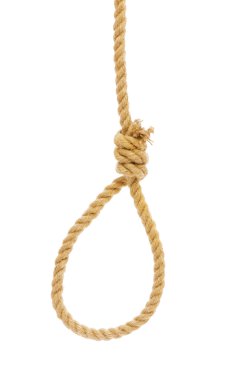 Noose made of rope clipart