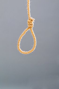 Noose made of rope clipart