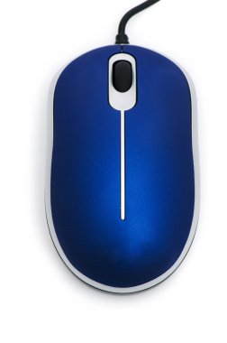 Computer mouse isolated on the whit clipart