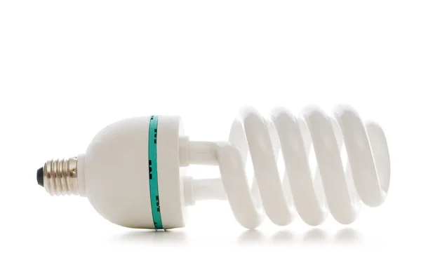 Energy saving lamp isolated on the white — Stock Photo, Image