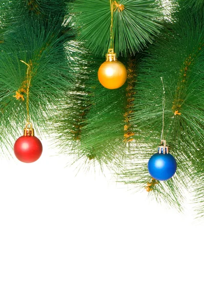 圣诞树上的圣诞装饰 — 图库照片