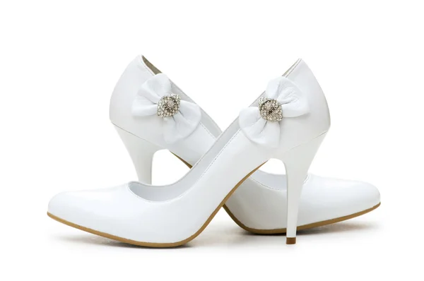 Жіноче взуття ізольоване на білому — стокове фото