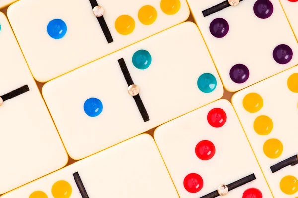 Kleurrijke Domino — Stockfoto