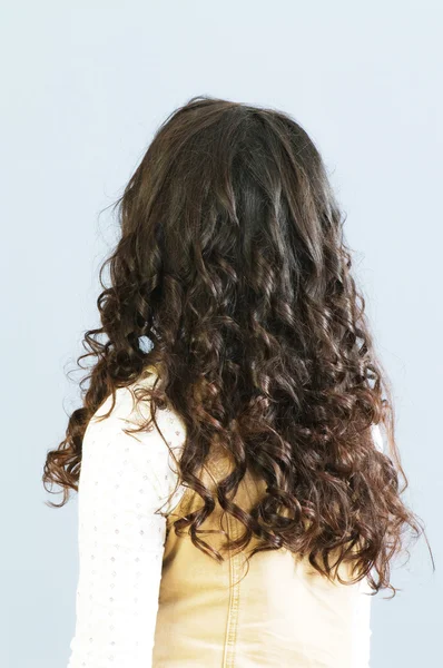 Zbliżenie kobiece fryzury — Zdjęcie stockowe