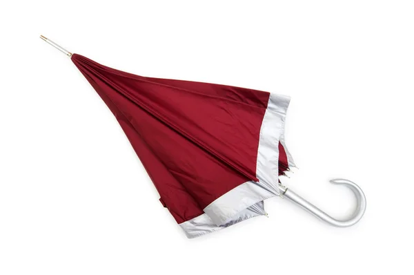 Paraplu geïsoleerd op de witte — Stockfoto