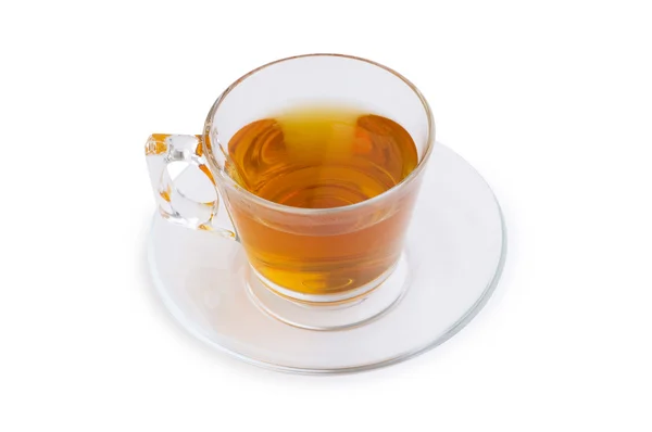 Taza de té aislado en el blanco — Foto de Stock
