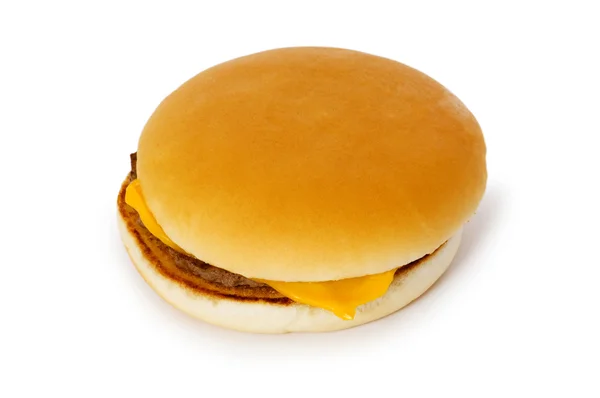Çizburger üzerinde beyaz izole — Stok fotoğraf