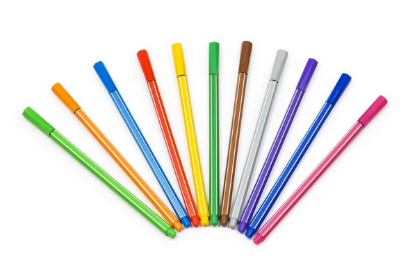 Ceruzák, elszigetelt választéka — Stock Fotó