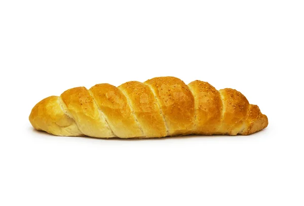 Pan de pan aislado en el blanco — Foto de Stock