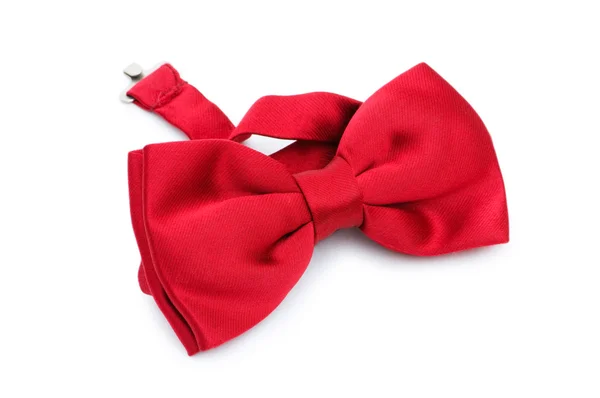 Red bow tie isolated on the white — Stock Photo, Image