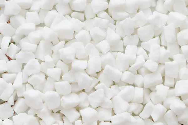 Weiße Zuckerwürfel — Stockfoto