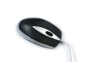 Computer mouse isolated on the white clipart