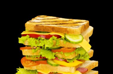 Giant sandwich isolated clipart