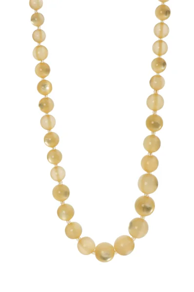 分離された真珠のネックレス — ストック写真