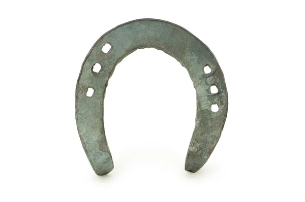 Metal horse shoe isolated — Stock Photo, Image