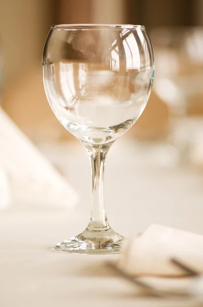 Wine glass on the table — Stock Photo, Image
