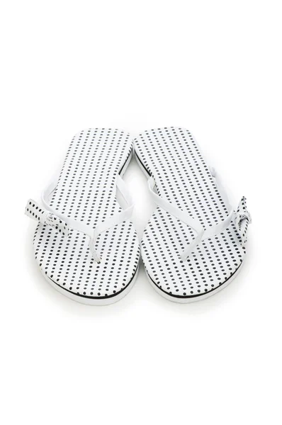 Letní obuv izolovaných na bílém — Stock fotografie