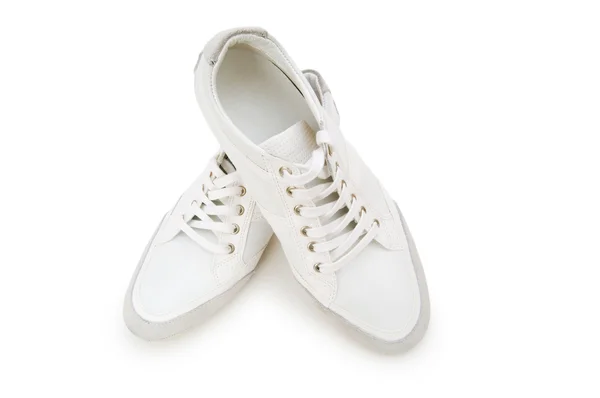 Korte schoenen geïsoleerd op de witte — Stockfoto