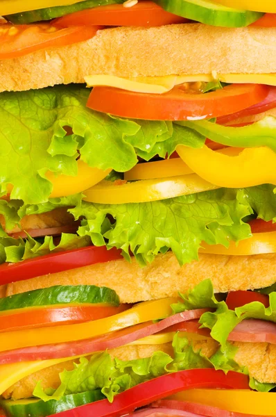 Gros plan de gros sandwich — Photo