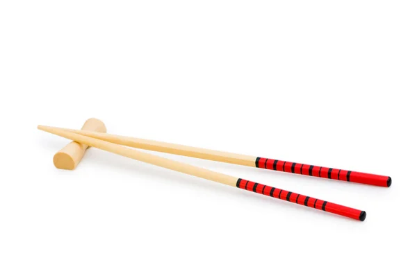 Dřevěné hůlky, samostatný — Stock fotografie