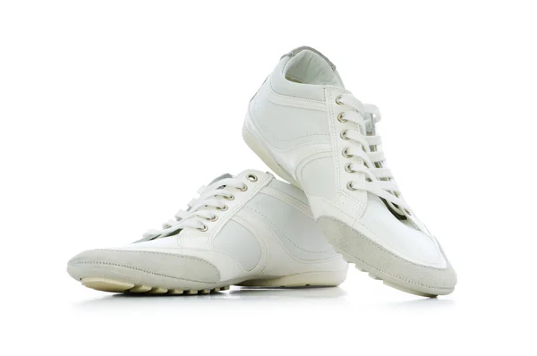 Kısa ayakkabı üzerinde beyaz izole — Stok fotoğraf