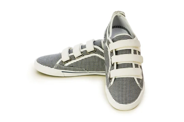 Sporty shoes isolated on the white — Stock Photo, Image