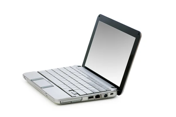 Stylowy netbook na białym tle — Zdjęcie stockowe