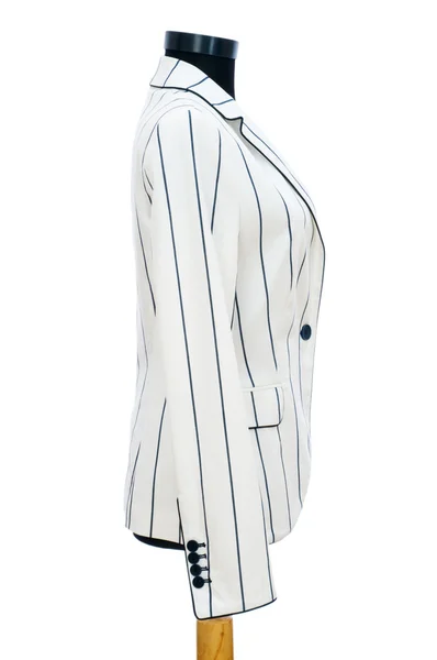 Стильный пиджак изолирован на белом — стоковое фото