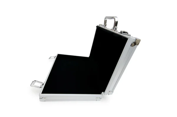 Metal case isolated on the white — Stock Photo, Image