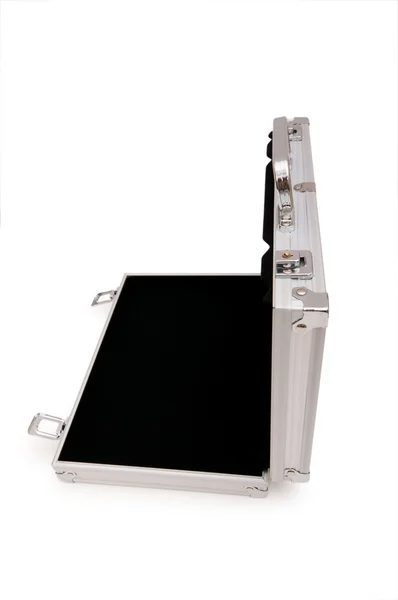 Metal case isolated on the white — Stock Photo, Image
