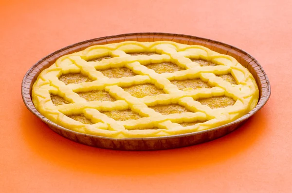 백그라운드에 달콤한 파이 — 스톡 사진