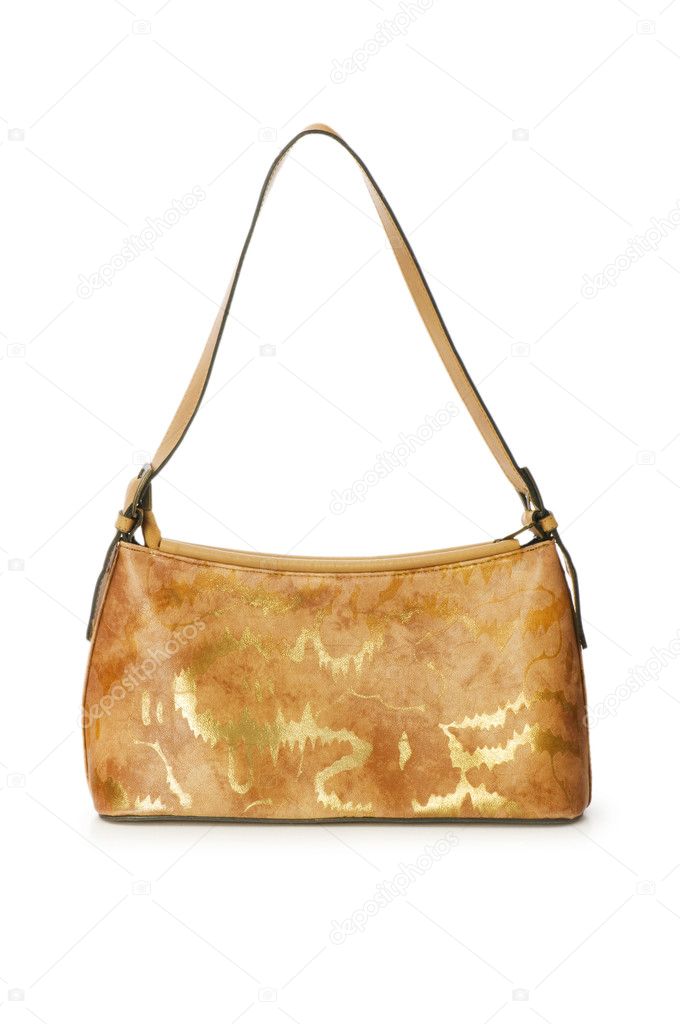Woman bag isolated on the white