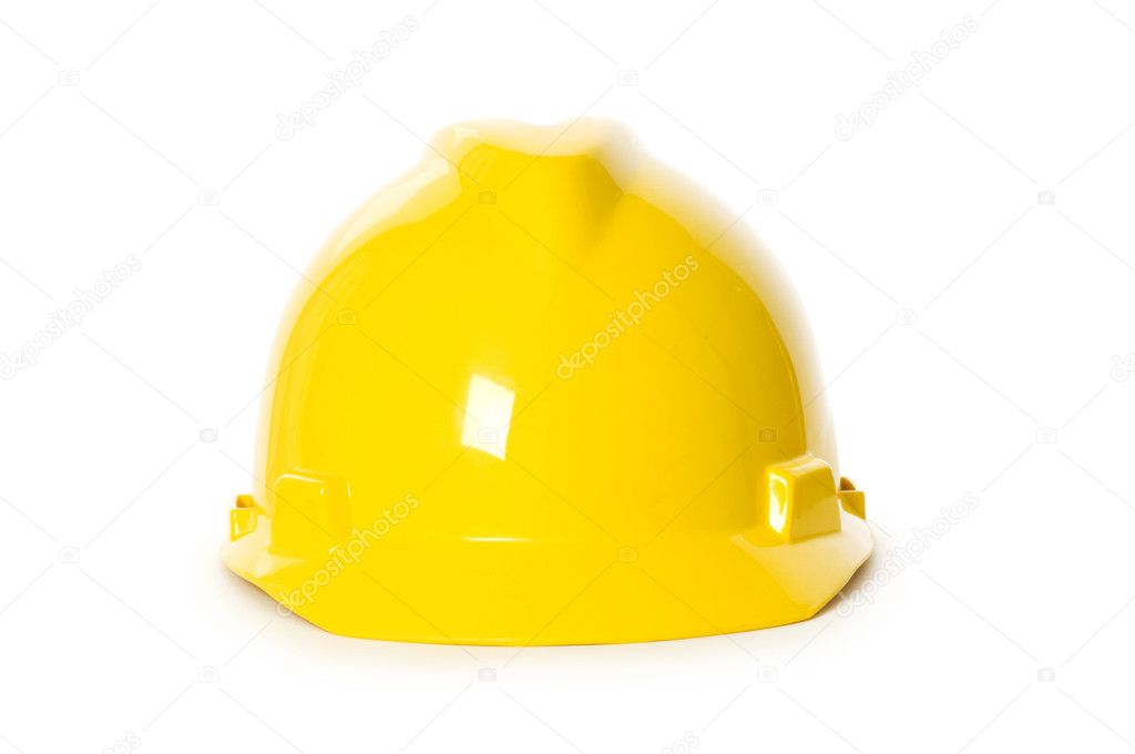 Hard hat isolated on the white