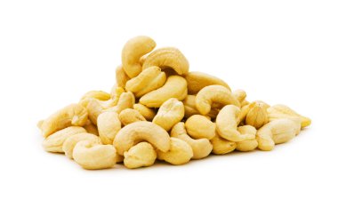 Cashew nuts isolated on the white clipart