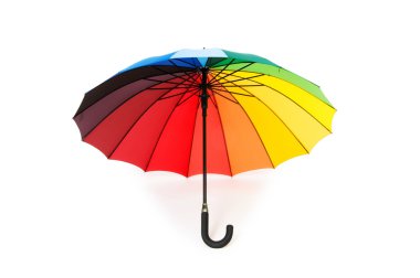 izole renkli şemsiye