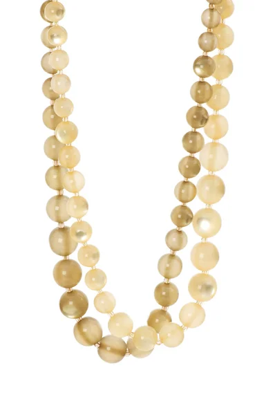 Collana di perle isolata — Foto Stock