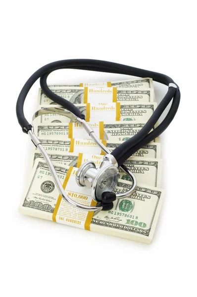 Begreppet dyra hälso-och sjukvård — Stockfoto