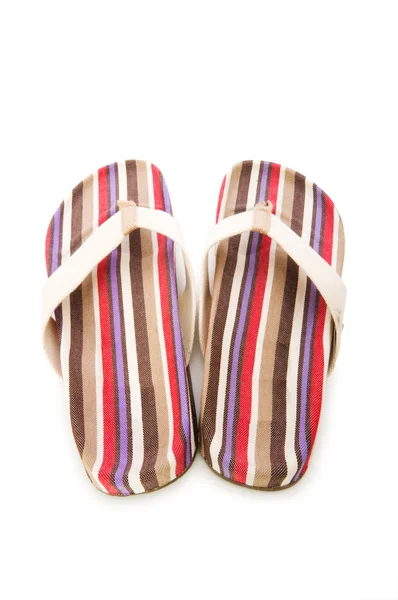 Sapatos de verão isolados no branco — Fotografia de Stock