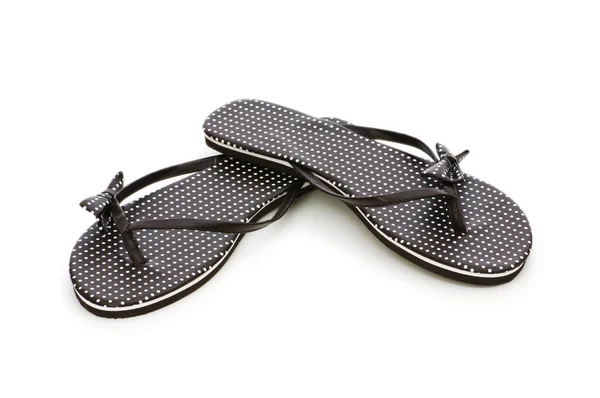 Zapatos de verano aislados en el blanco —  Fotos de Stock