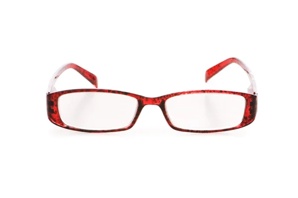 Optisk glasögon isolerat på vita — Stockfoto