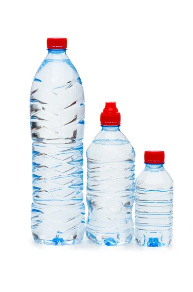 白に隔離された水のボトル — ストック写真