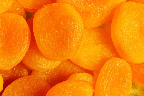 Dry apricots arranged — Stock Photo, Image